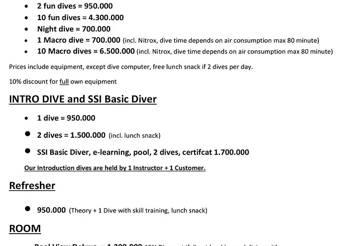 Scuba Tribe Bali Dive-resort 住宿加早餐酒店 图兰奔