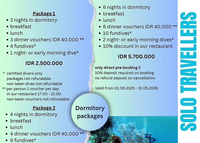 住宿加早餐酒店 Scuba Tribe Bali Dive-resort 图兰奔